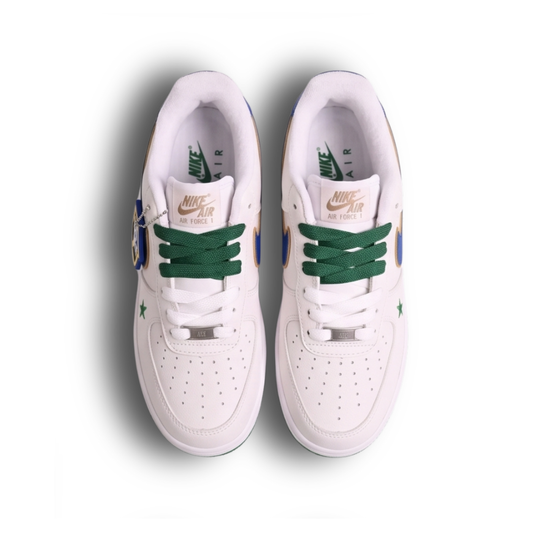 (PROMOÇÃO IMPERDÍVEL!🔥) Nike Air Force 1 Low - Edição Especial Seleção Brasileira + Havaianas Brasil