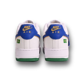 (PROMOÇÃO IMPERDÍVEL!🔥) Nike Air Force 1 Low - Edição Especial Seleção Brasileira + Havaianas Brasil